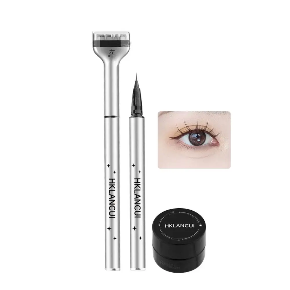 Eyelash Seal DIY Lower Lash Extension Stamp Silicone Makeup Tool For Beginner Convenient Natural Lower Eyelash Artifact Eyeliner