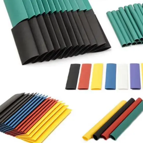 328PCS Heat Shrink Tubing Set 2:1 Ratio Polyolefin Wire Cable Sleeve Insulation Kit 8 Sizes For Electrical DIY Industrial Use