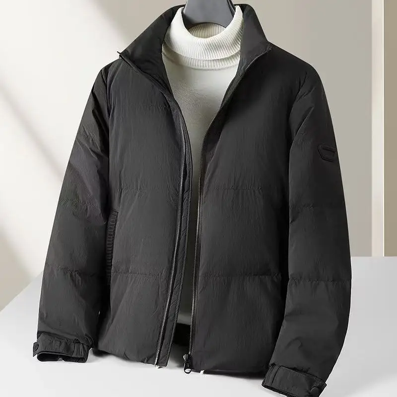2025 Autunno/Inverno Nuovo Piumino da uomo Piumino Contenuto 90% Tessuto di qualità Addensato Caldo Gioventù Piumino Pane Giacca