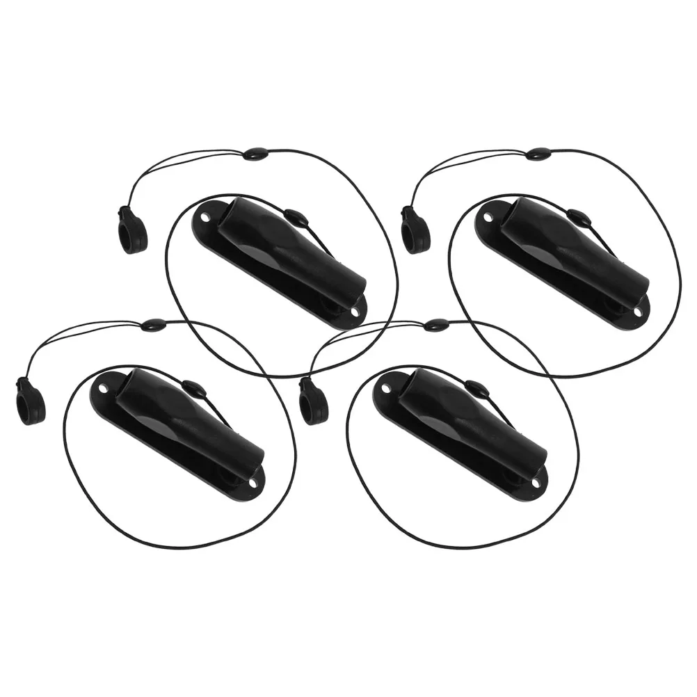 

4 Pcs Anti-lost Pen Lanyard Loss Rope Gel Holder Retractable Black Lanyards for Ropes