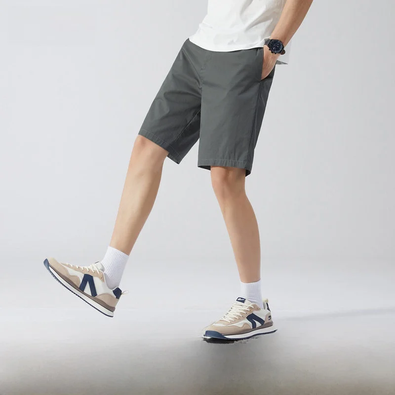 

Мужские повседневные спортивные брюки из быстросохнущей ткани, летние прямые брюки-капри, модные городские, из полиэстера, нейлона, спандекса...