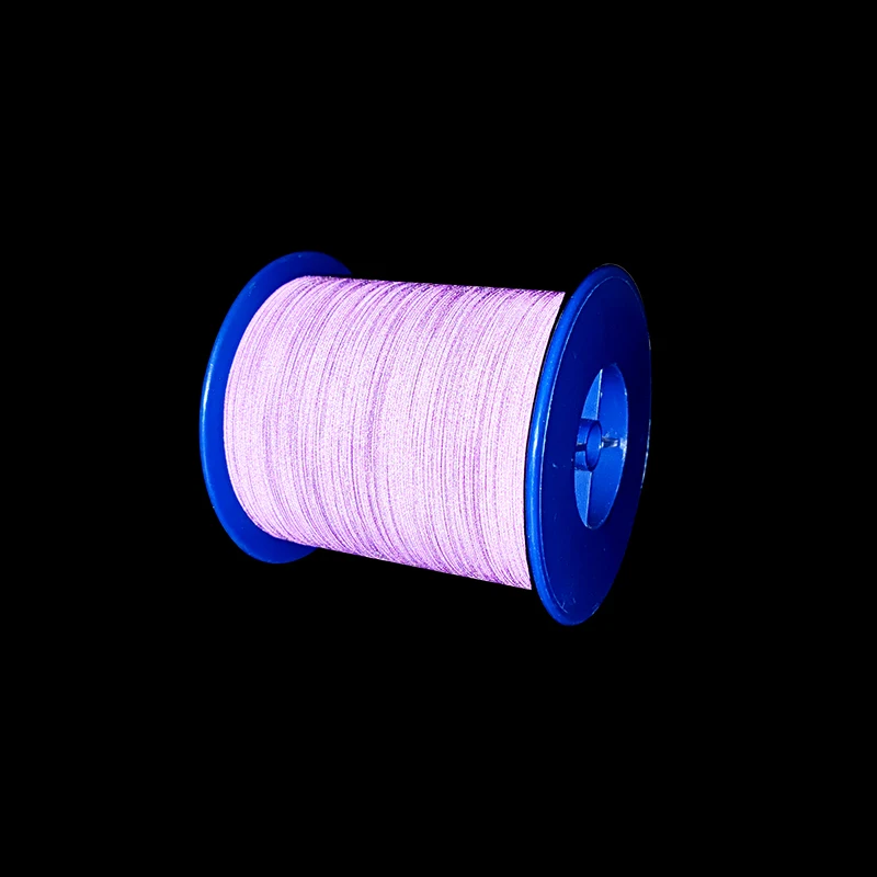 VOOFENG 4000 Meters Reflective Thread Flat Silk Thread Knitting for Clothes Bag Garment Webbing Reflector Ultramarine RS-11RT