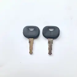 2PCS 201 Key 3643912 For Takeuchi TW65 and TW80 Wheel Loader