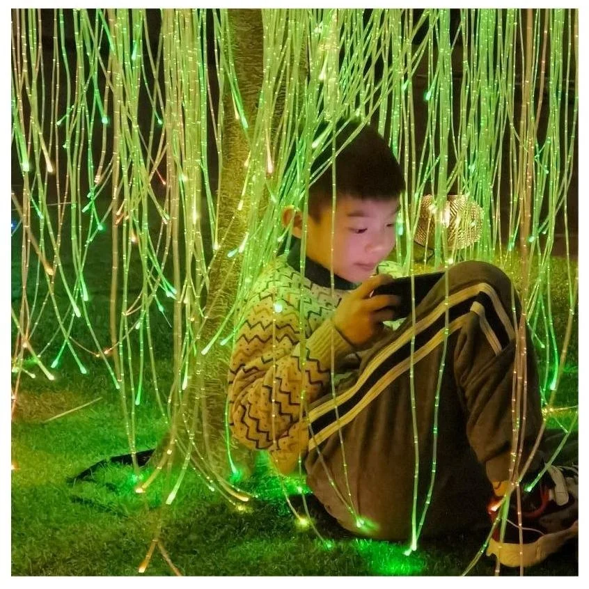 

0,75*3 мм волоконно-оптическая занавеска 45 Вт водно-осенняя волоконно-оптическая занавеска светильник