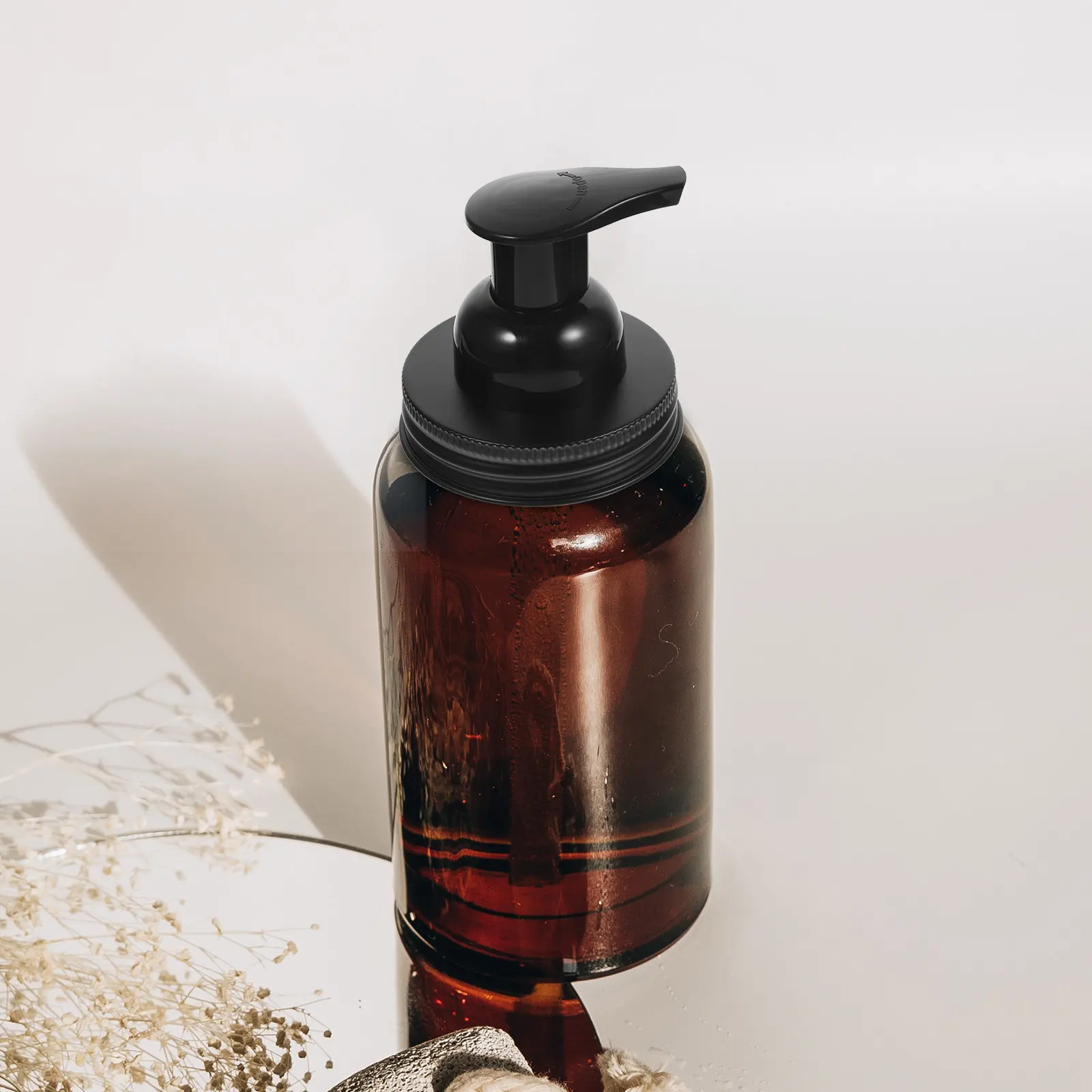 Stainless Steel Lotion Bottle Dispenser Pump Replacement For Soap Shampoo Jar Efficient Pressing Nozzle Durable Easy Install