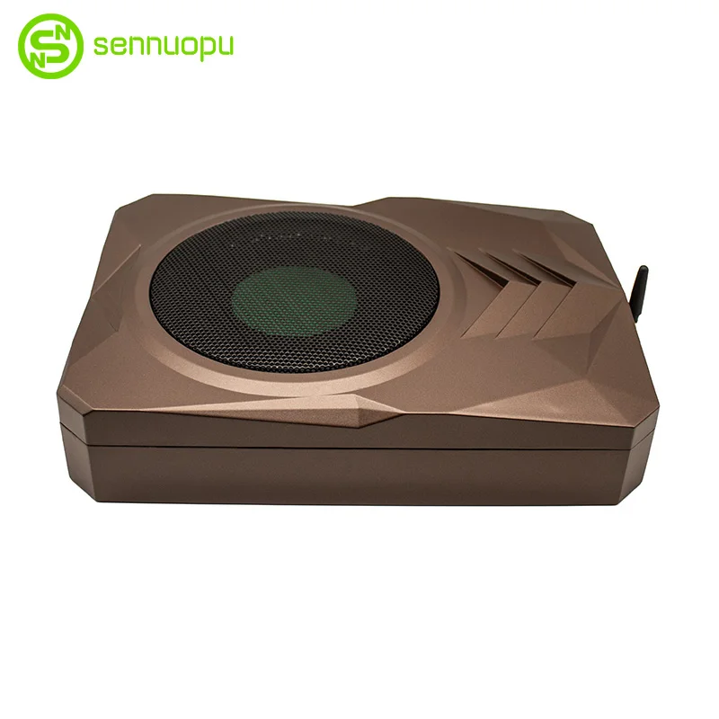 Hot Selling Sennuopu Professional Audio Aluminum Box Auto Electronics Subwoofers with Built in Amplifier