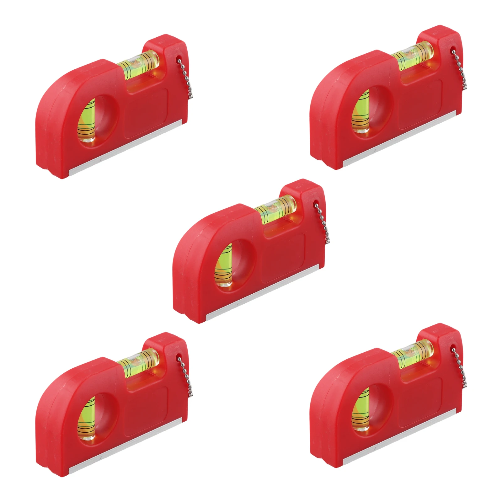 2 in 1 Small Level with Chain Hook for DeterFor Mining Level and Plumb Positions Build with High Visibility Vials