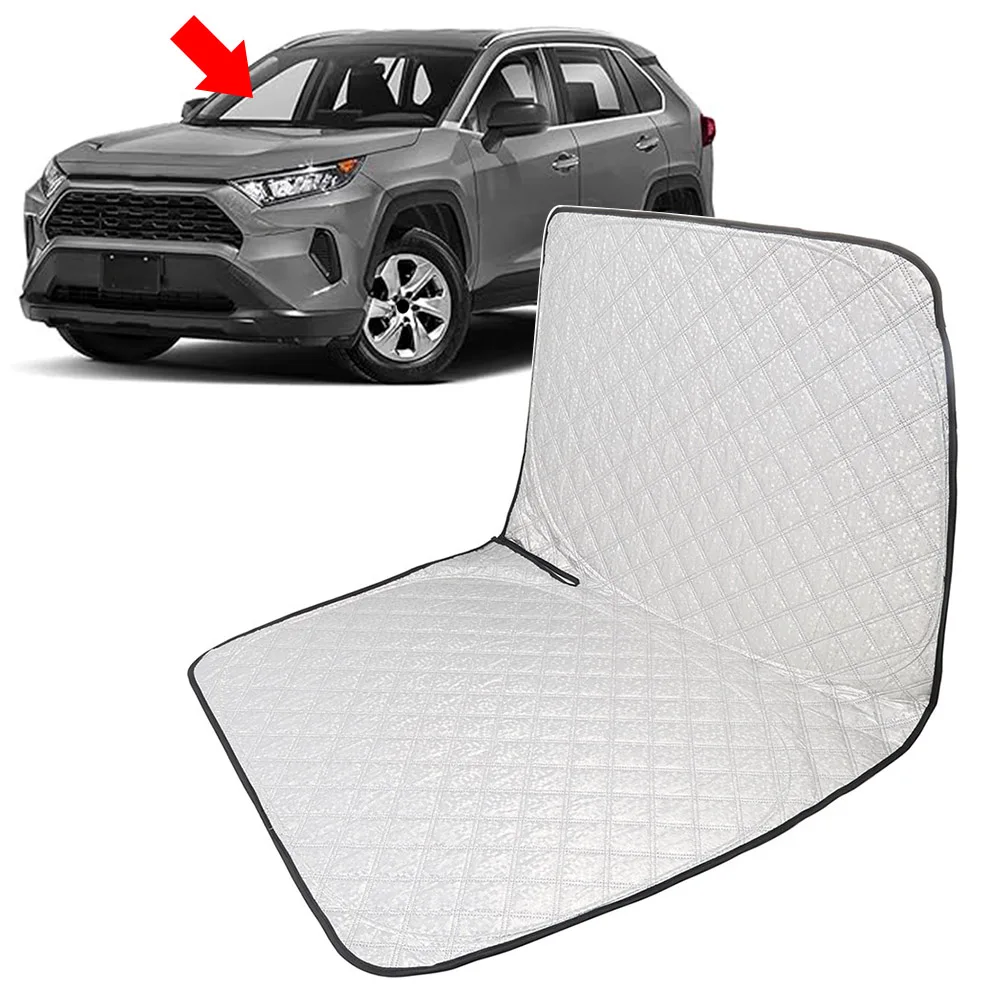 

Car Foldable Front Windshield Sun Shade Visor Protector Custom For Toyota RAV4 19-25 Wear Resistant