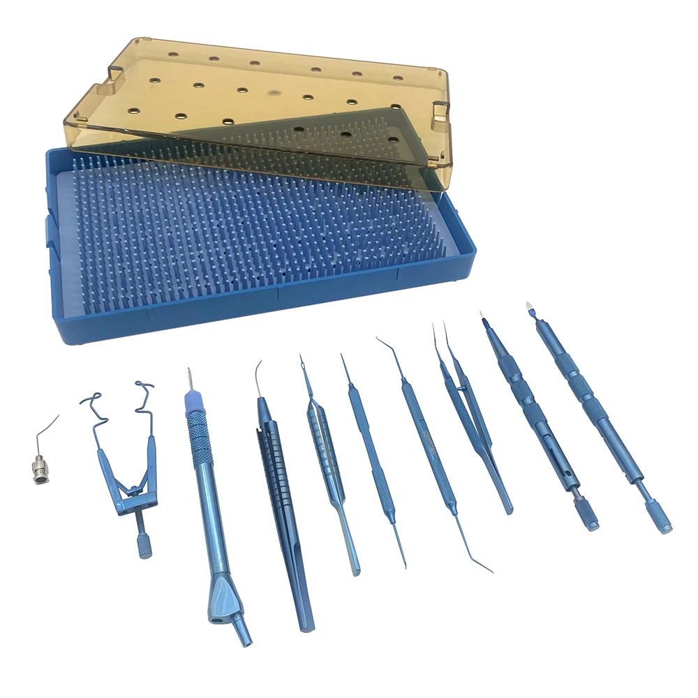 

Micro Coaxial Set Capsulorhexis Forceps Diamond Knife Surgical Instruments Ophthalmic Set