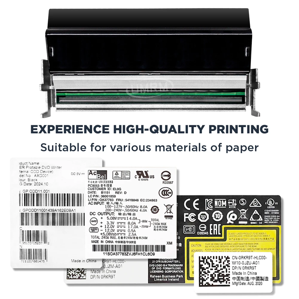 G79056-1M Printhead untuk zebra Z4M 203dpi Thermal Printer pengganti Barcode Label diganti kepala Printer aksesoris