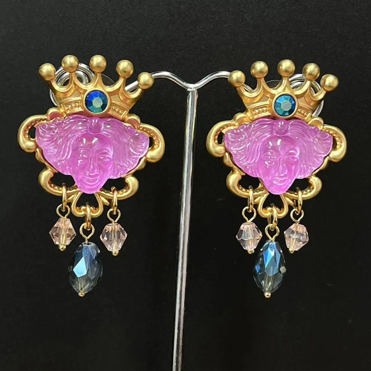 

Vintage Alice series witch earrings from Europe and America