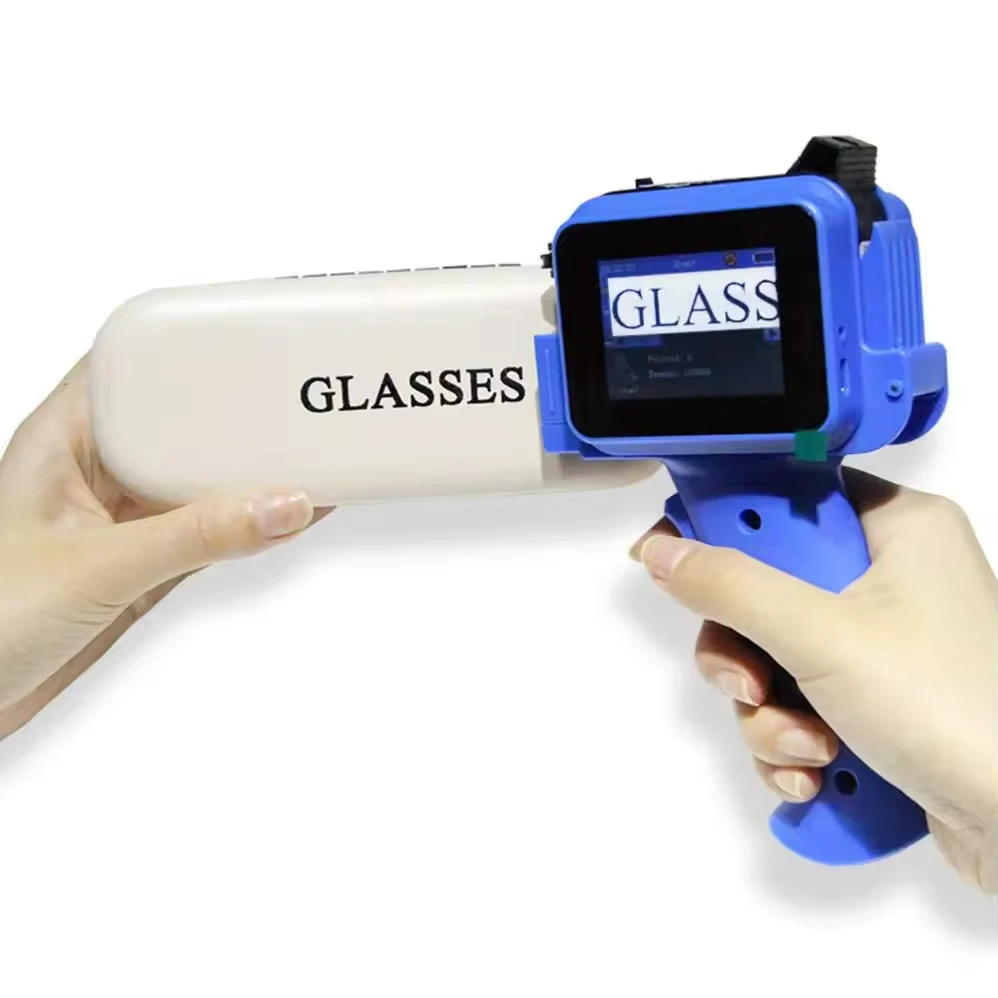 Mini Handheld Inkjet Printer Full Touch Screen 600dpi High Resolution Multi-Color Portable for Food Coding Paper Plastic