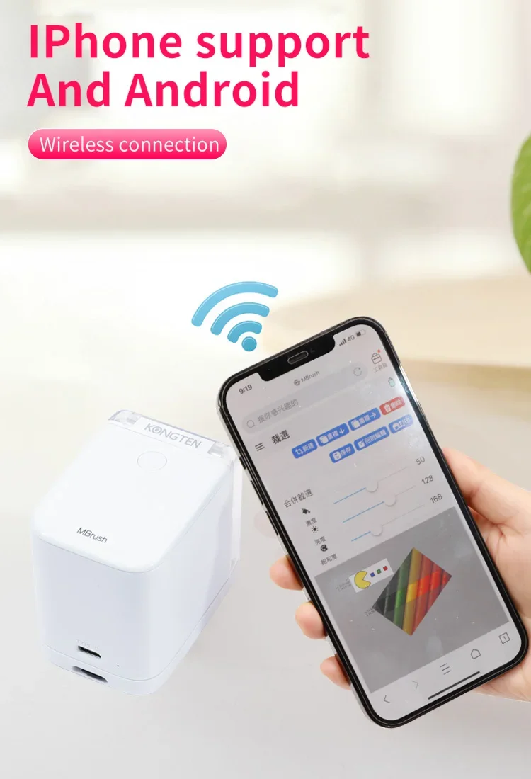 Handheld Printer Smart Inkjet Draagbare Kleine Mini Label Tattoo Groot Formaat Afdrukken Inktcartridge Voor Beide inkjetprinters