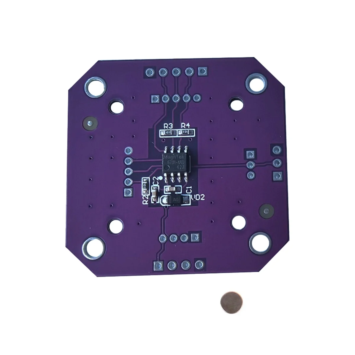 MT6701 -MT6701CT Magnetic Induction Angle Measurement Sensor Module 14bit High Precision Can Perfectly Replace AS5600