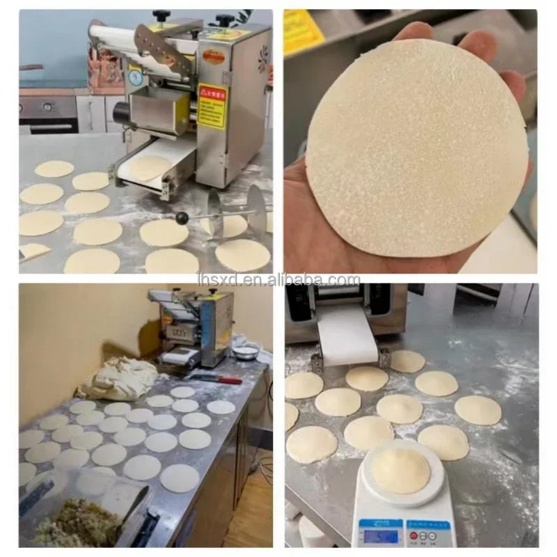 Automatic thin pancake machine 20cm commercial pita bread making machine suitable for wheat dough