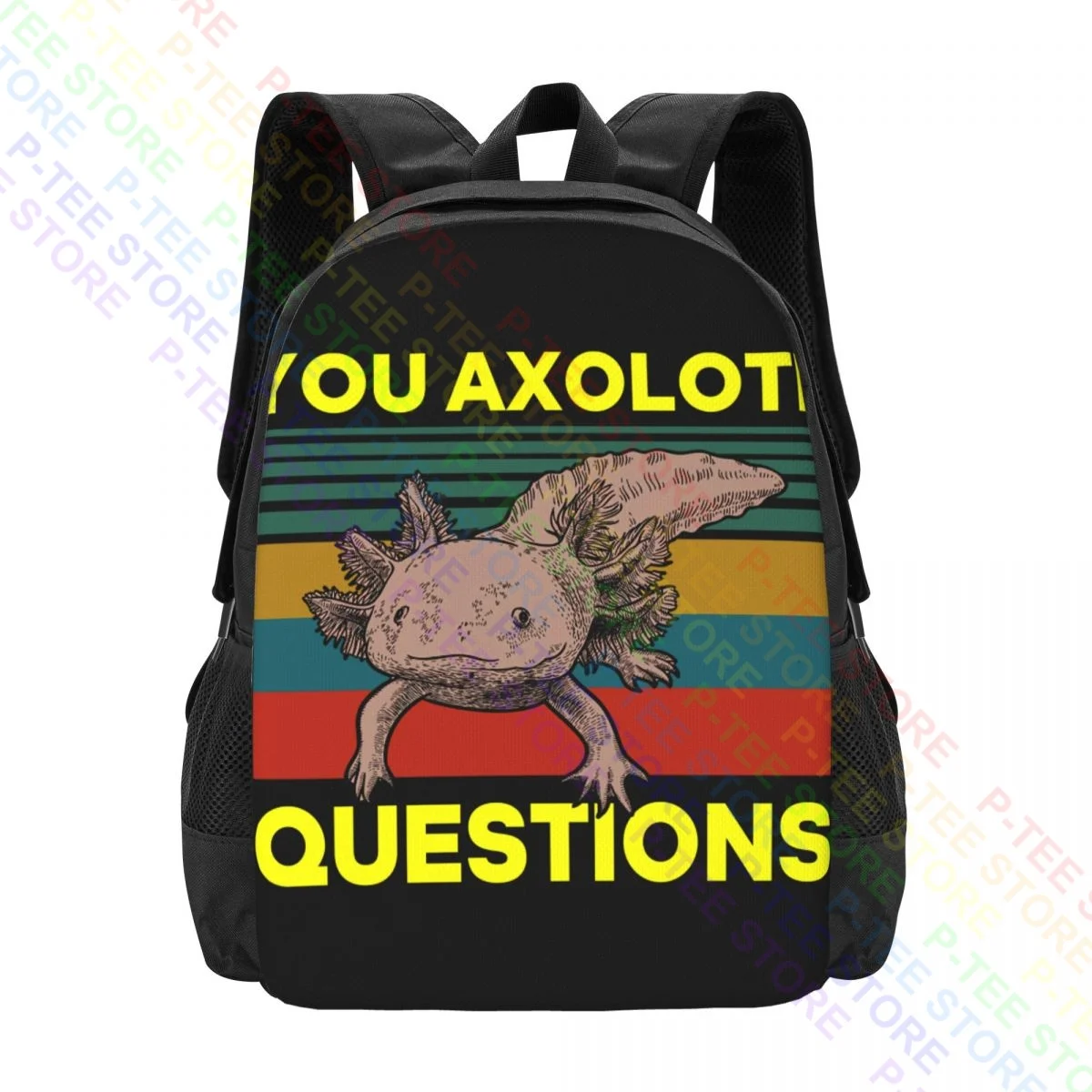 You Axalotl Question Askalotof HumourBackpack Large Capacity Shoe Bag Clothes Backpacks