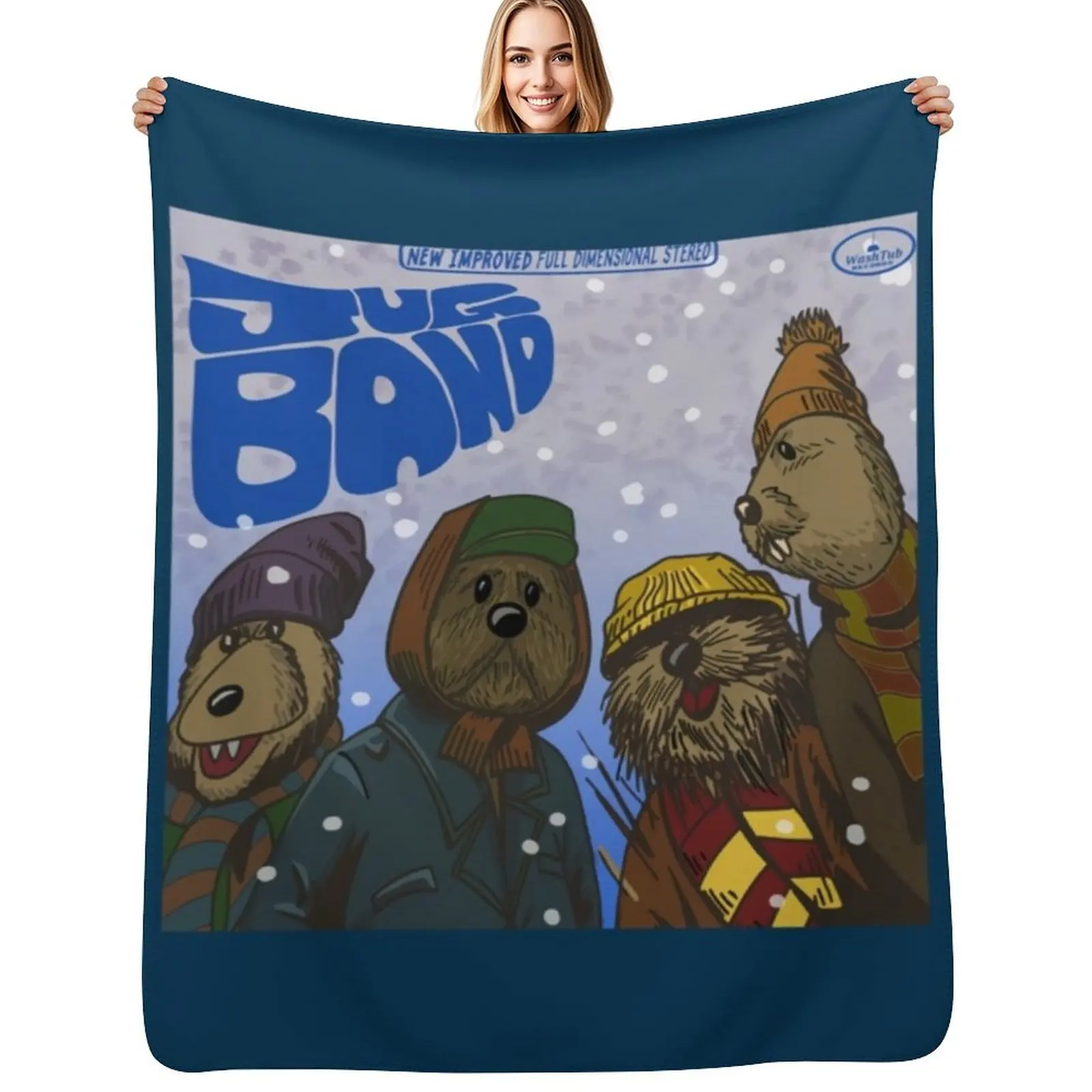 

Emmet Otters Jug Band Christmas 1 Throw Blanket Tourist Thermals For Travel Comforter Decoratives Blankets