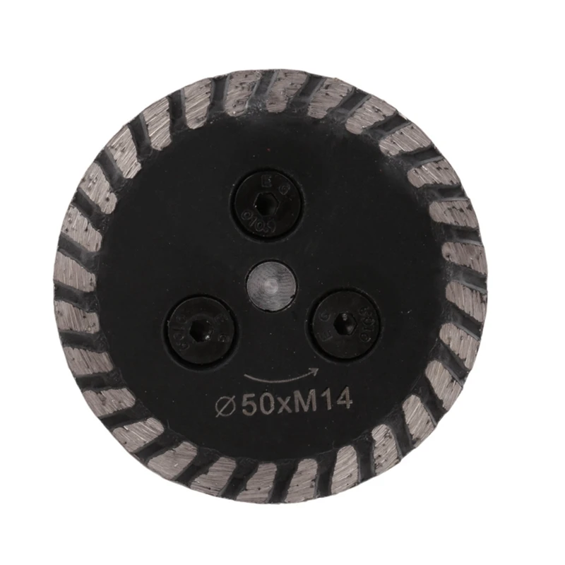 New  50mm M14 Aperture Diamond Saw with Detachable Engraving and Cutting Disc, Suitable for Granite Sandstone and Concrete