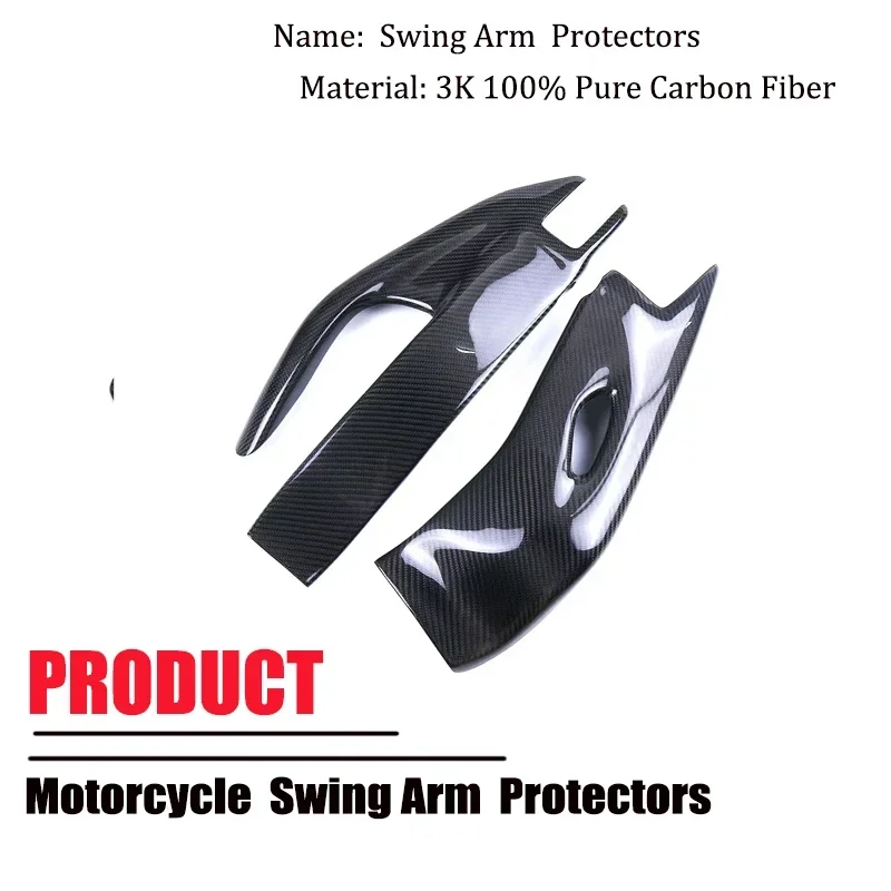 For HONDA CBR1000RR 2017 2018 2019 2020 100% Full Carbon Fiber Swing Arm  Protectors Fairing Motorcycle Modified Accessories