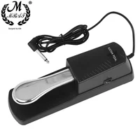 M MBAT-Pedal de Piano Universal, amortiguador de apoyo para teclado, enchufe de 6,35mm, Compatible con órgano electrónico, teclados MIDI, accesorios para Pianos