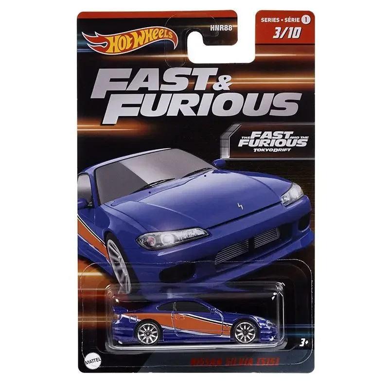 Original 986C Hot Wheels Fast and Furious Mini Cars Hotwheels 1/64 Bugatti Datsun Nissan GT-R Car Model HNR88 Christmas Gift Toy