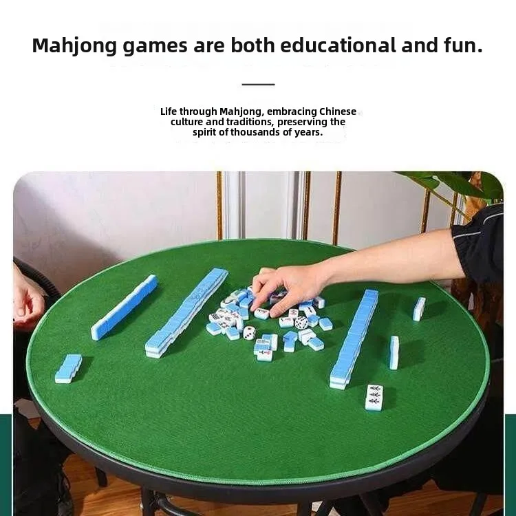 thickened-round-mahjong-table-mat-green-poker-tablecloth-pad-anti-slip-special-for-card-room-nine-dou-di-zhang-pad