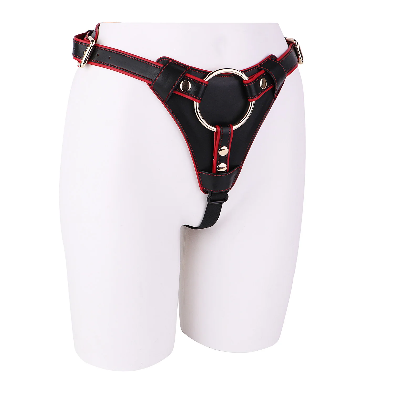 ANOSX Body Restraint Strap Ring-Bound Bearer Pants Leather Harness Belt Underwear For Strap On Dildo Use Briefs Bondage Sex Toys view 5