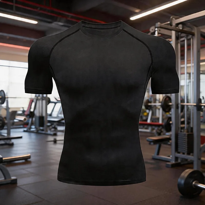 new Gym Workout Rash Guard for Men Athletic Quick Dry Compression Shirts Berserk Print Tshirts Tees Tops Undershirts Baselayers