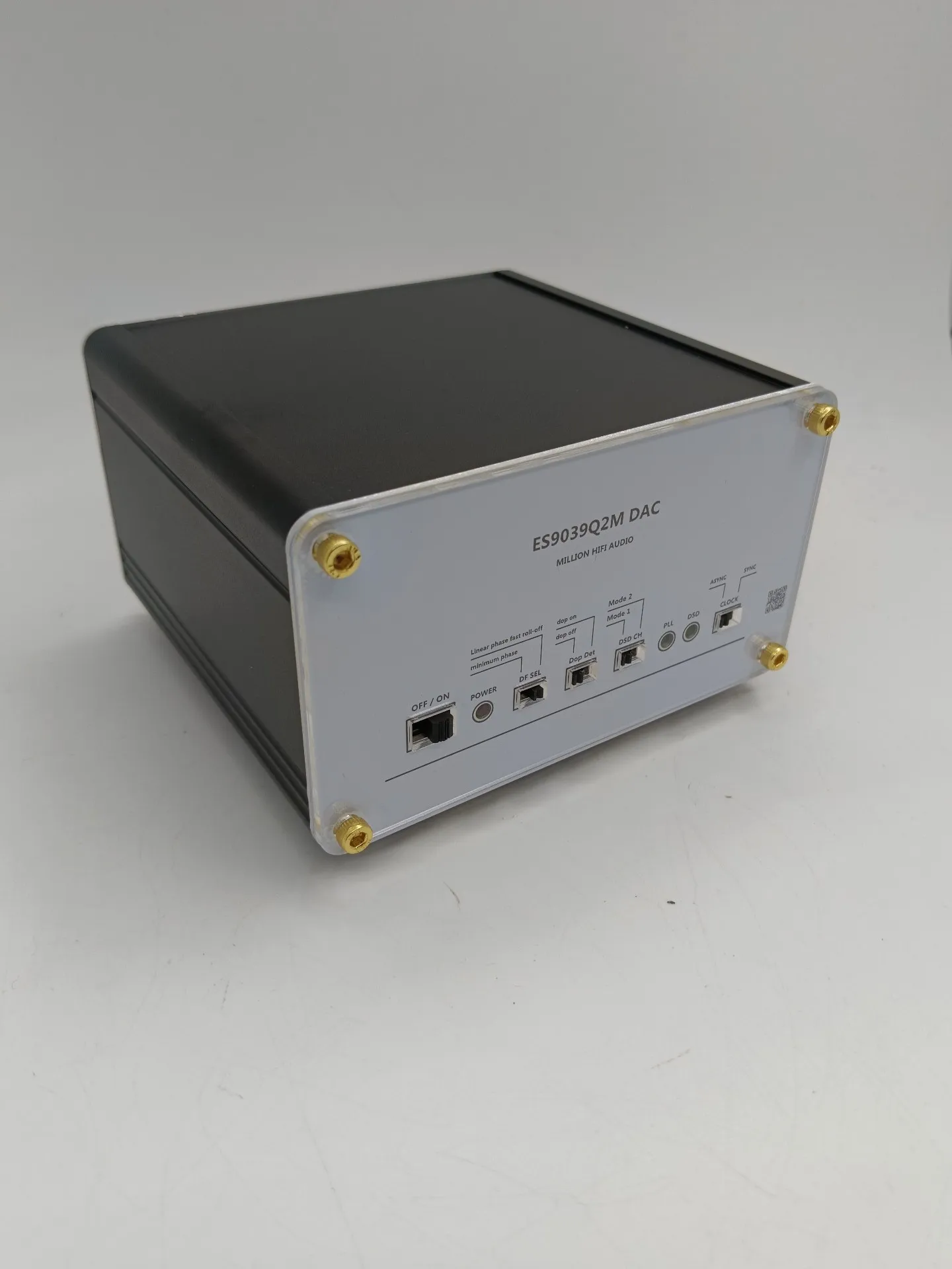 ES9039Q2M DAC Decoder HDMI I2S Coaxial Input RCA Output Synchronous Asynchronous Dual Clock HiFi Audio Audiophile DAC