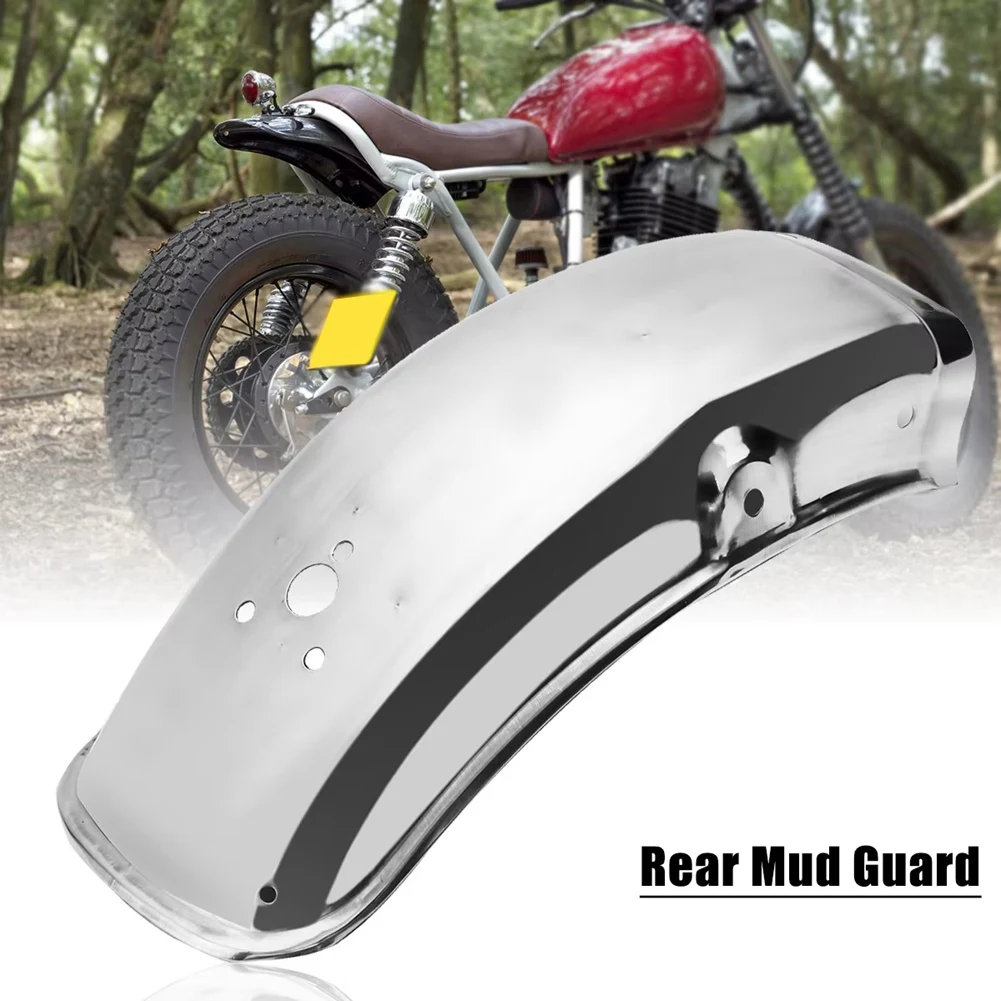 Stainless Steel Motorcycle Rear Fender Flares Mud Flaps Mudguard Splash Guard For GN125 GN250-N29R