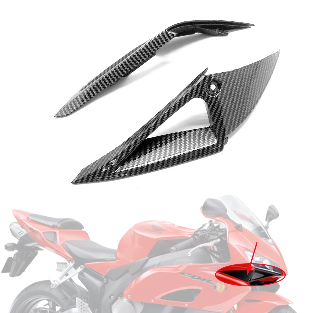 

Motorcycle Front Side Nose Cover Headlight Side Panel Carbon Fiber Fairing Cowl For HONDA CBR1000RR CBR 1000RR 1000 2004 2005