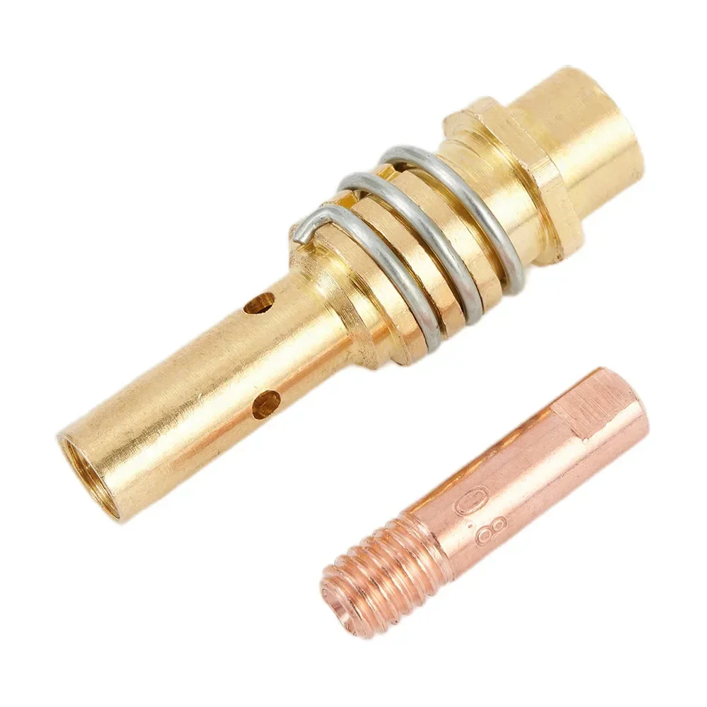 3 pçs 15ak tocha condutora ponta titular bocal 0.6-1.2mm acessórios de soldagem bico dicas de contato kit para peças de ferramentas de soldador mig