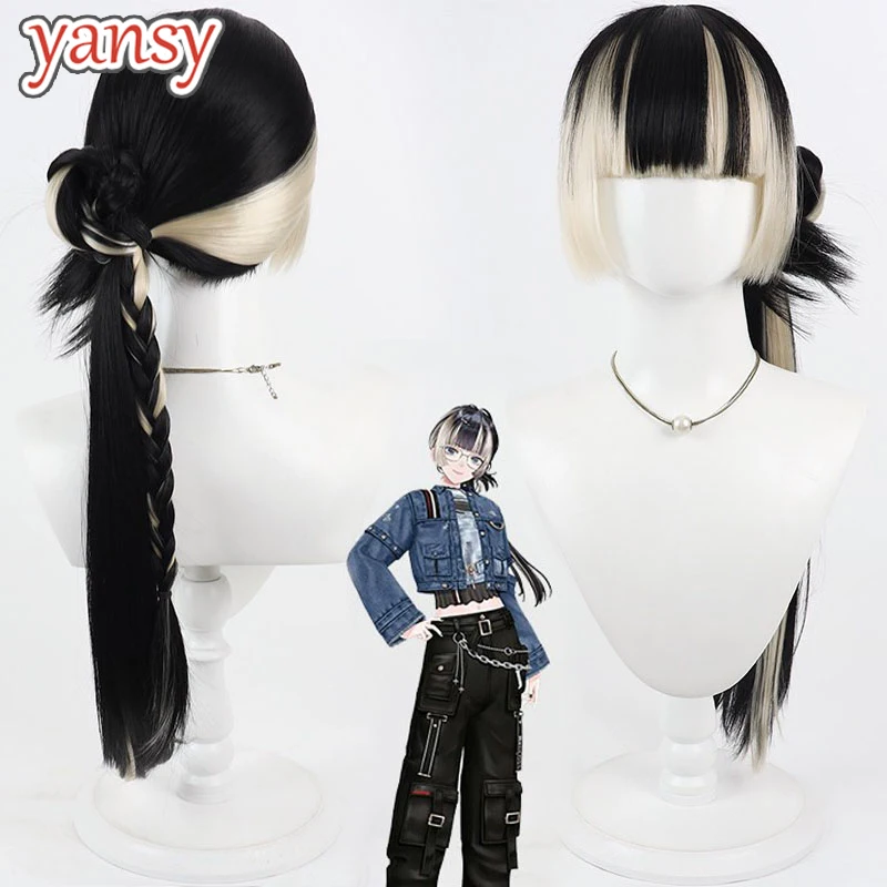 yansywig-peluca-de-pelo-sintetico-juufuutei-raden-para-cosplay-peluca-de-60-cm-negra-con-mechas-rubias-resistente-al-calor-para-youtuber-virtual-juufuutei-raden