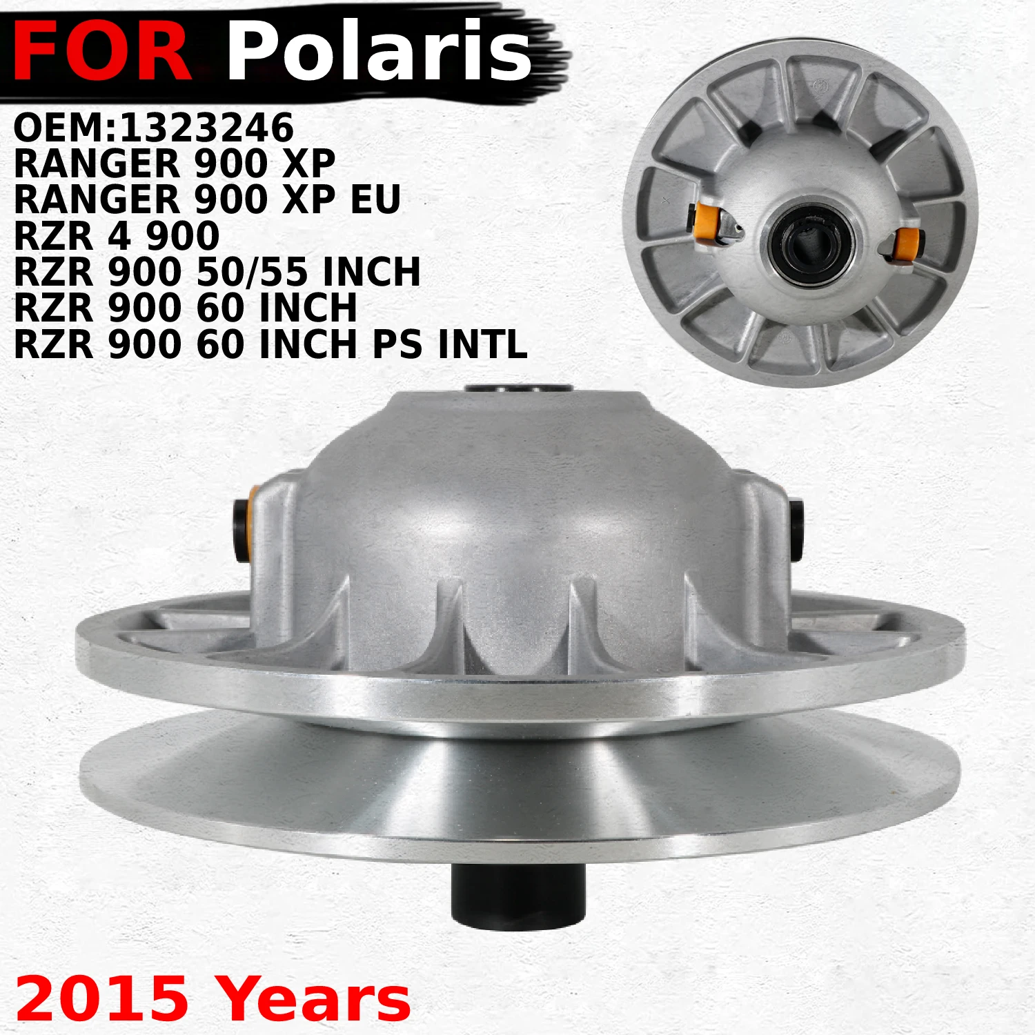 Secondary Driven Clutch 1323246 For Polaris RANGER 900 XP RZR 4 900 RZR 900 50 55 60 INCH 2015 UTV Replacement Clutch Assembly