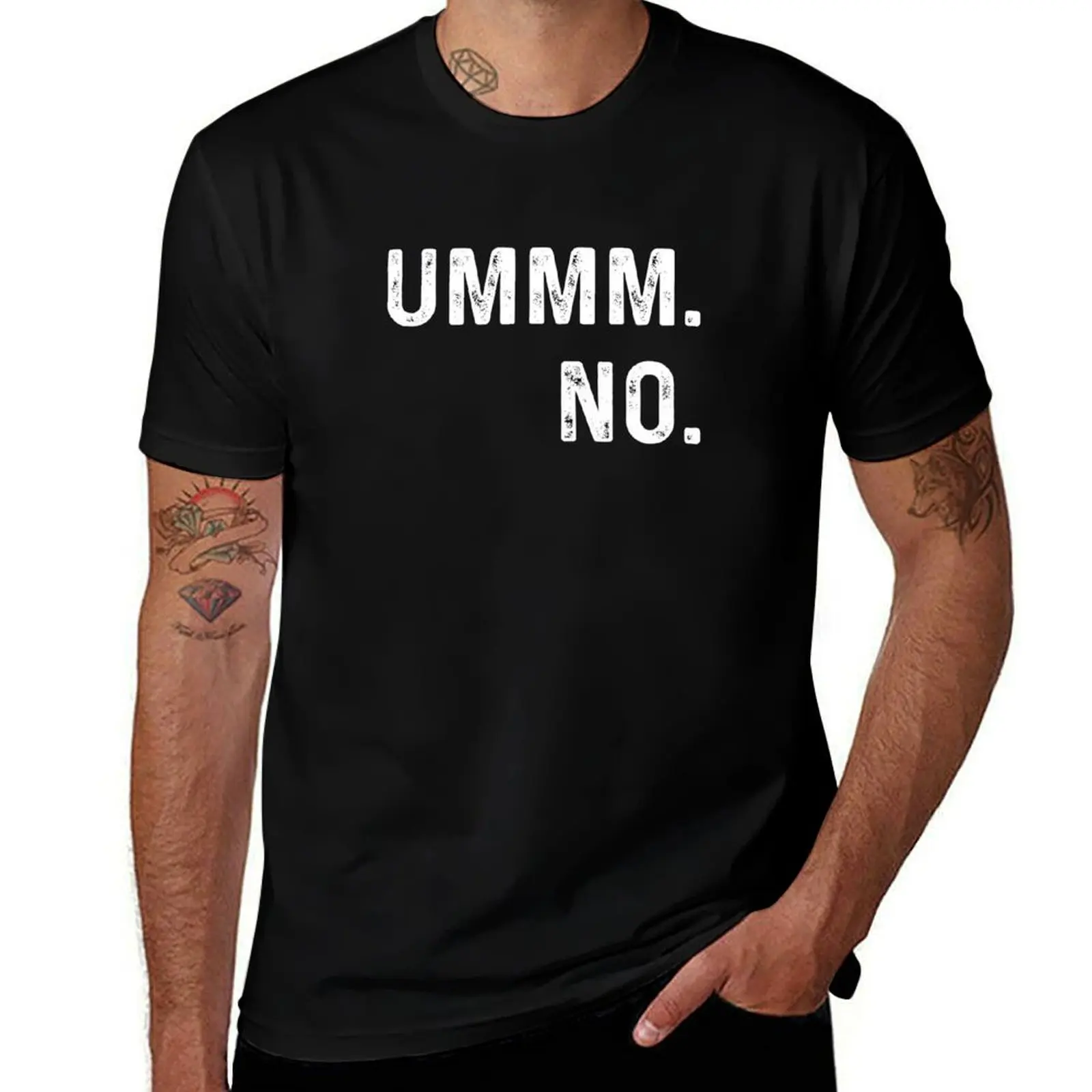 

Umm No T-Shirt Casual Daily Wear Short Sleeve Top