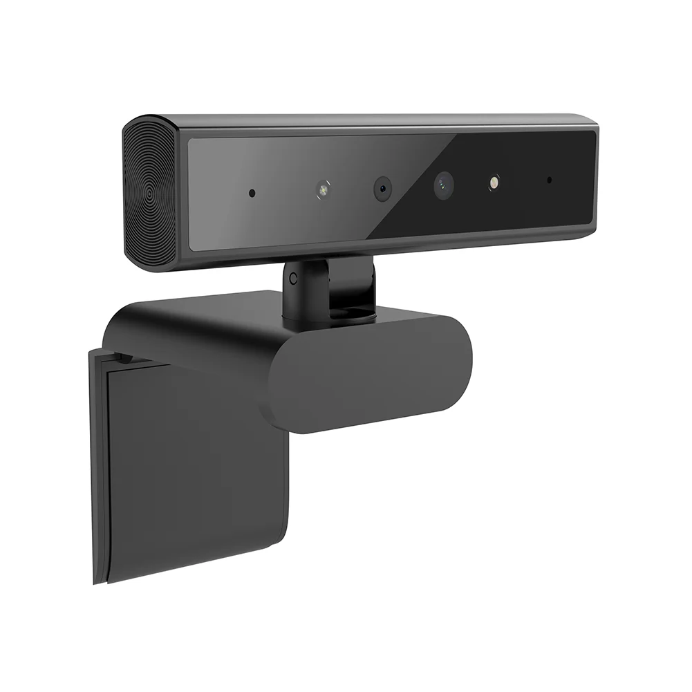Facial Recognition Webcam for Windows Hello with Base Identification Login Web Camera 5MP 2K for Laptop Desktop Computer