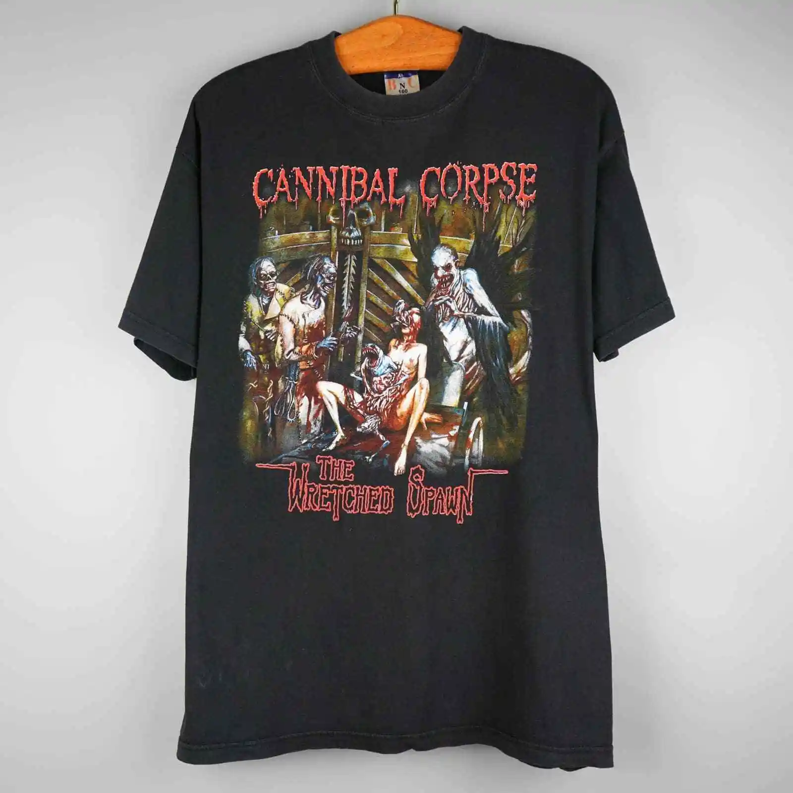 Vintage 2004 Cannibal Corpse Tour T-Shirt The Wretched Spawn