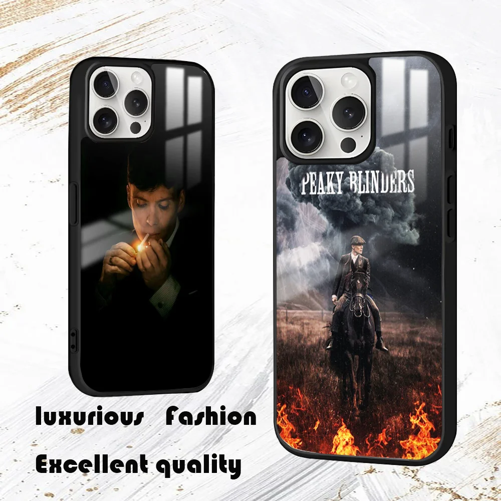 Movie Peaky Blinders Phone Case For iPhone 16 15 14 13 12 11 Pro Max Plus Mini PC Fashion mirror phone case