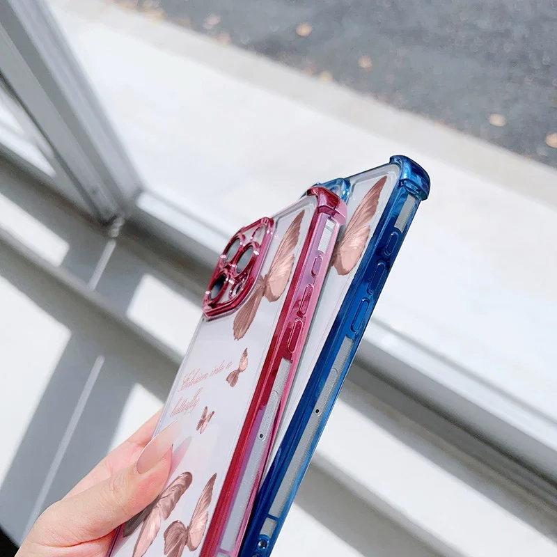 فراشة مع غلاف سلسلة الحبل ل ممن لهم رينو 14F 14 13F 12F 11F 13 12 11 10 Pro Plus 8T Reno14F غطاء مقاوم للصدمات ناعم #6