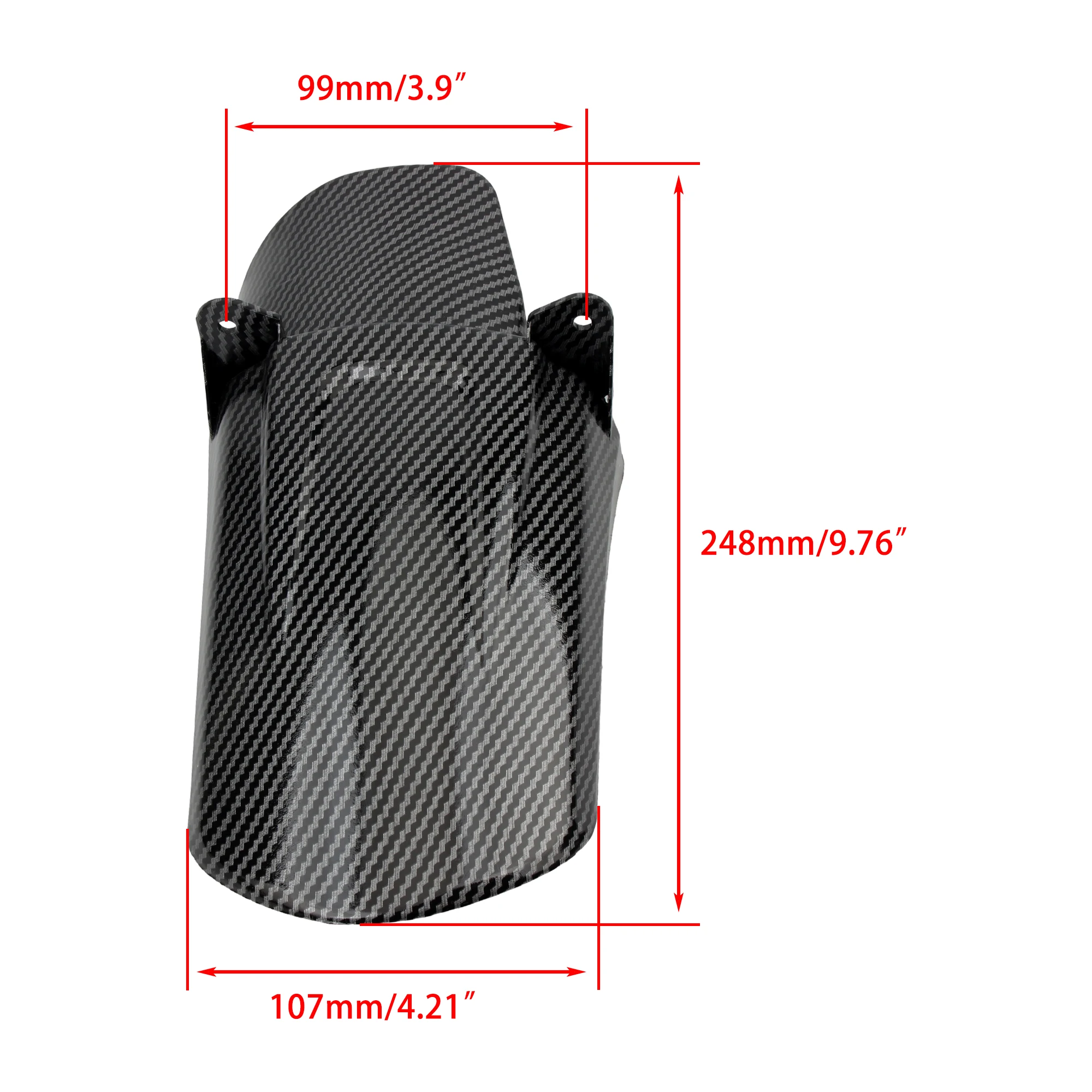For Sur-Ron Light Bee S X Motocross Mudguards Rear Fender Carbon Fiber Color Accessories Rear Fender Refit For Surron Parts view 2