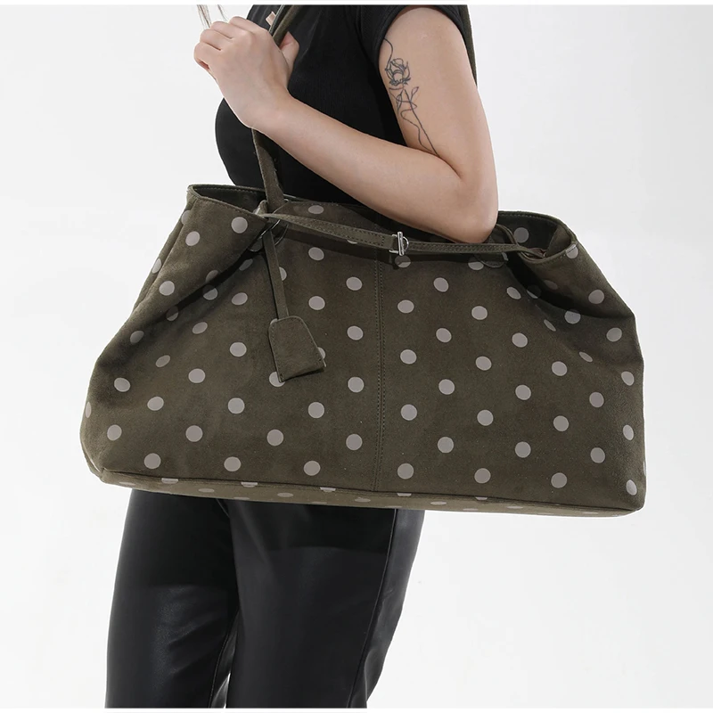 Vintage Casual Tote Tasche Neue Große-kapazität Handtasche Europa Amerika Beliebte Heißer Verkauf Unterarm Tasche Hochwertige Pu Pendler Taschen – Detail 34