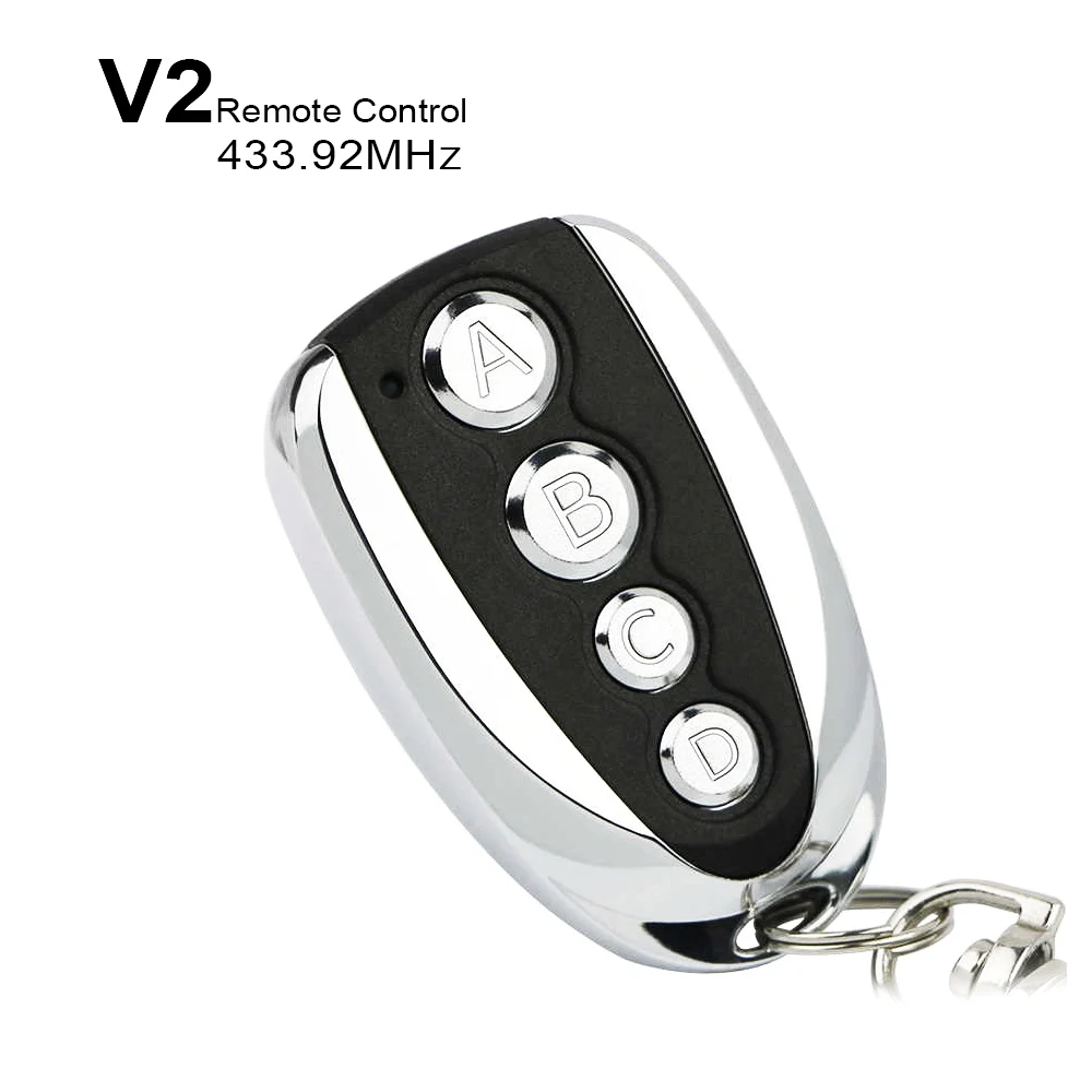 For V2 PHOX 2 4 PHOX2 PHOX4 PHOENIX 2 4 PHOENIX2 PHOENIX4 TXC TRC4 TSC4 HANDY Garage Door Remote Control 433.92MHz Rolling Code