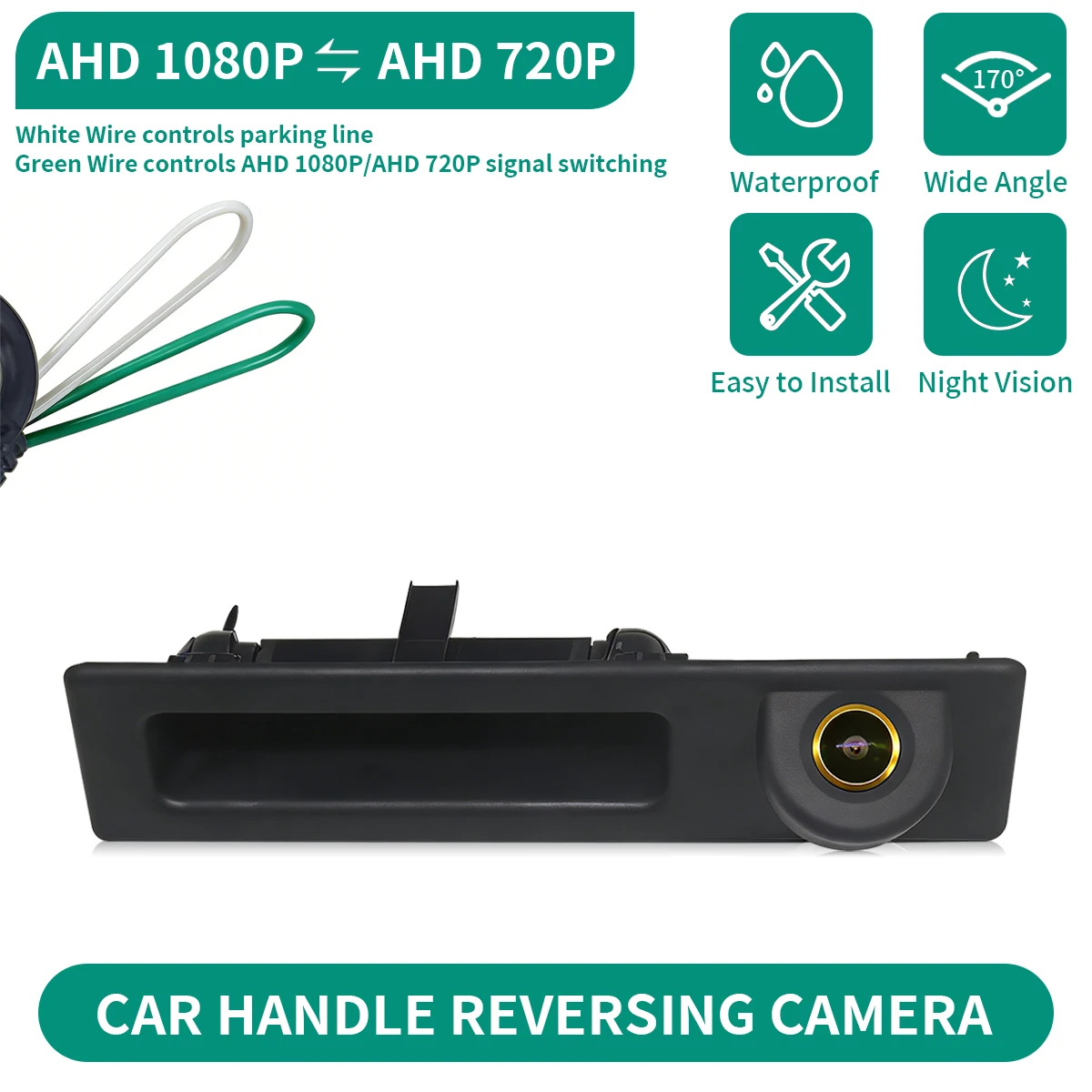 

AHD 1080P Vehicle Rear View Camera for BMW F30 F10 F11 X3 F25 F31 F46 X1 F48 F22 3 Series 5 Series Car Reverse Camera