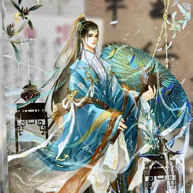 Bandes adhésives en l'horloge brillantes pour garçons, carte décorative bricolage, scrapbooking exécutif, matériel de journal, échantillon d'autocollants, 1 boucle de sagesse, paysage d'épée, coquille