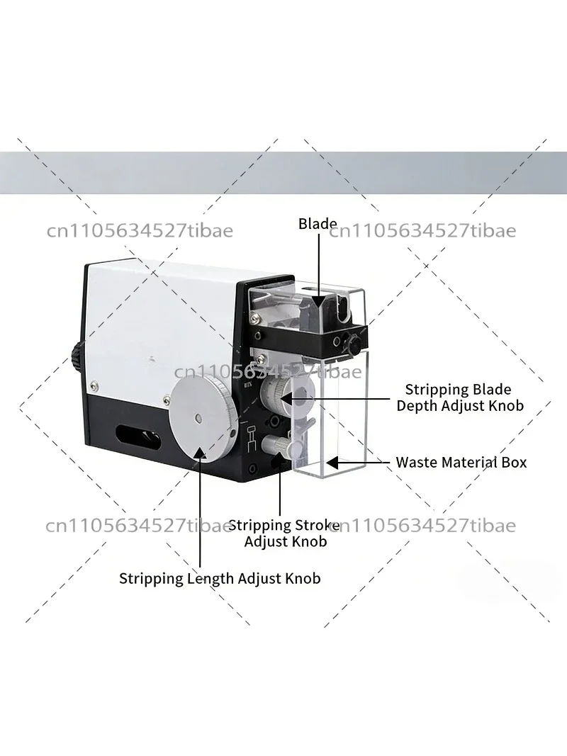 EW 10MT Pneumatic Wire Stripping Machine - High Precision Induction Portable Stripper Tool for Efficient Cable Preparation