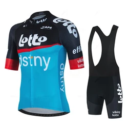 Lotto New Summer Bicicletas Set Breathable Cycling Clothing MTB Uniform Man Short Sleeve Jersey Bike Maillot Ropa De Ciclismo