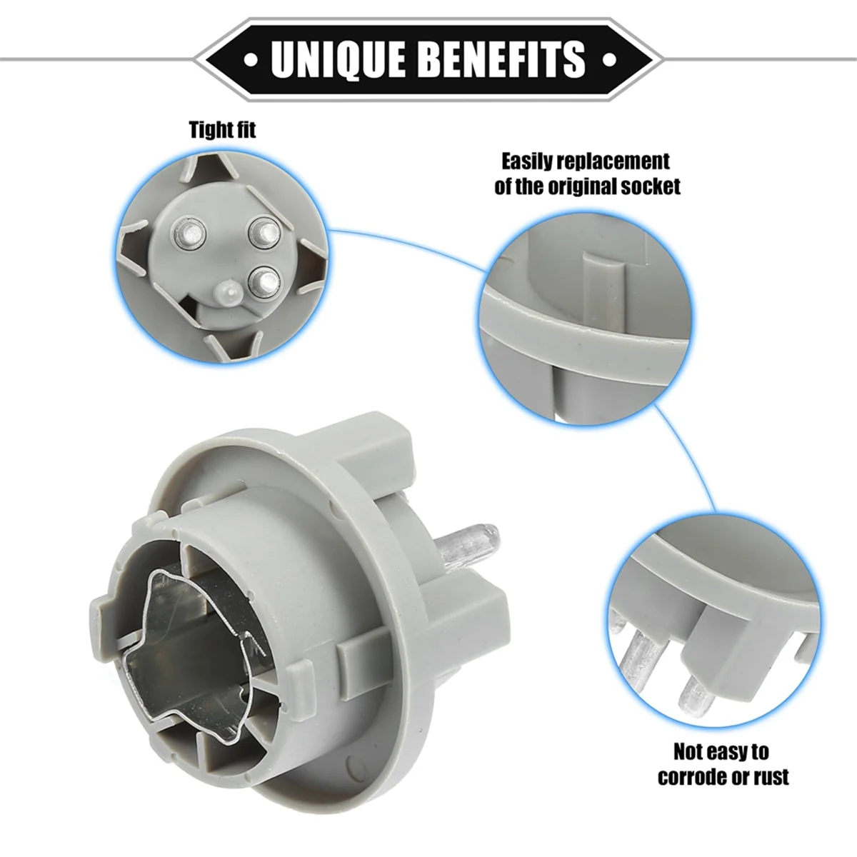 ウインカー電球ベースソケットランプ、sl w124、r129、w140、w202、w168、a0008269582,1個用アクセサリー