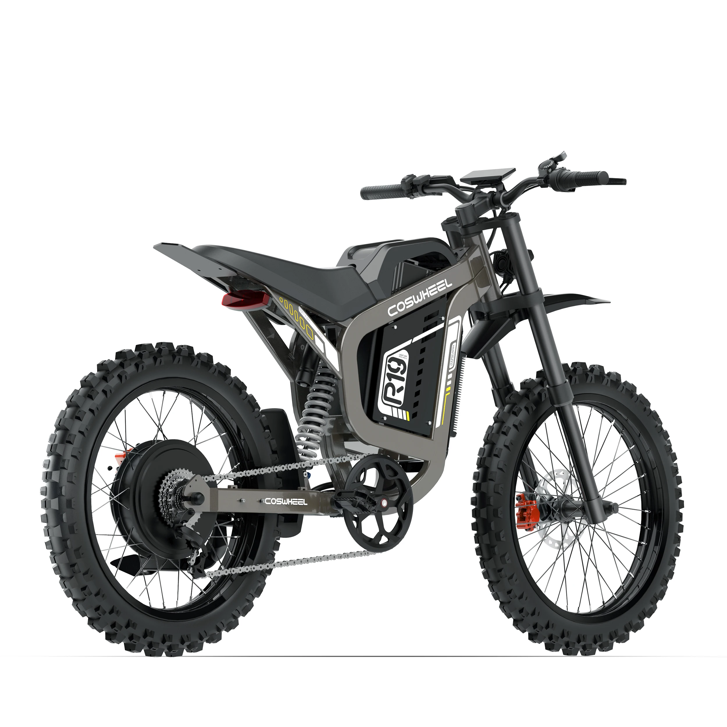 COSWHEEL R19 Electric Dirt Bike 9000W High Power E Bike Electric Motorcycle Fatbike 72V 40Ah Bicycles 96km/h Scooters For Adults