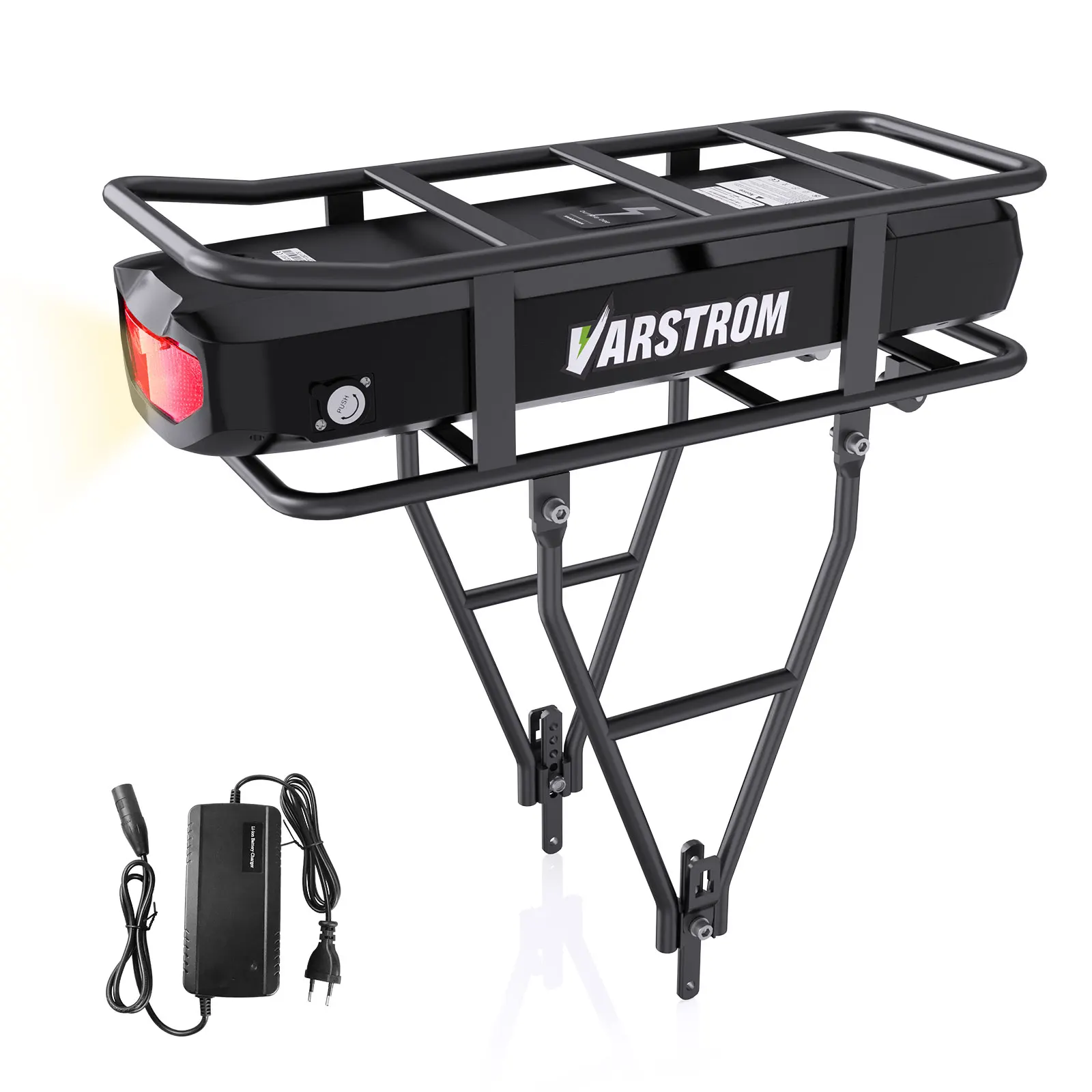 36V 20.8AH Rear Rack Ebike Battery Lithium Batteria 18650 21700 48V 17.5Ah for Electric Bicycle 250W 350W 500W 750W 1000W 1500W