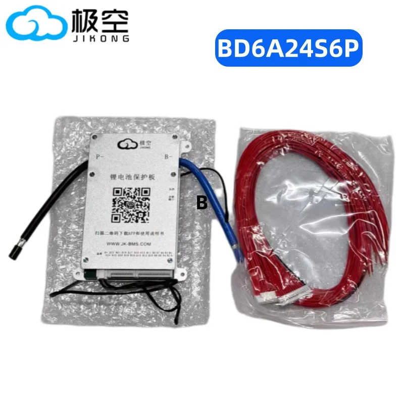 

JK BMS 60A Active Balance BD6A24S6P BD6A24S8P 8s 13s 17s 20s 24s Smart JK Bms RS485 Connector Lifepo4 Li-Ion Lto Battery